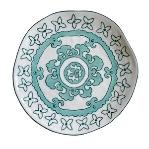 [#1] ANTHROPOLOGIE Gloriosa Side Salad Plate in Mint 8" Sold Out Discontinued
